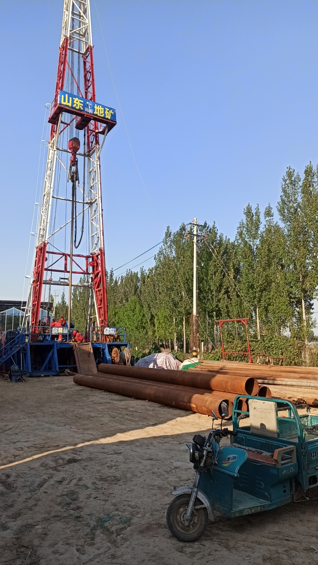 山东商河地热井项目